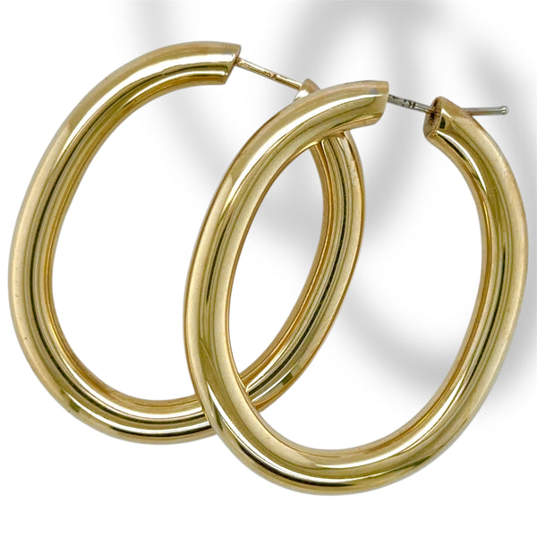 Aurelia Oval Hoops