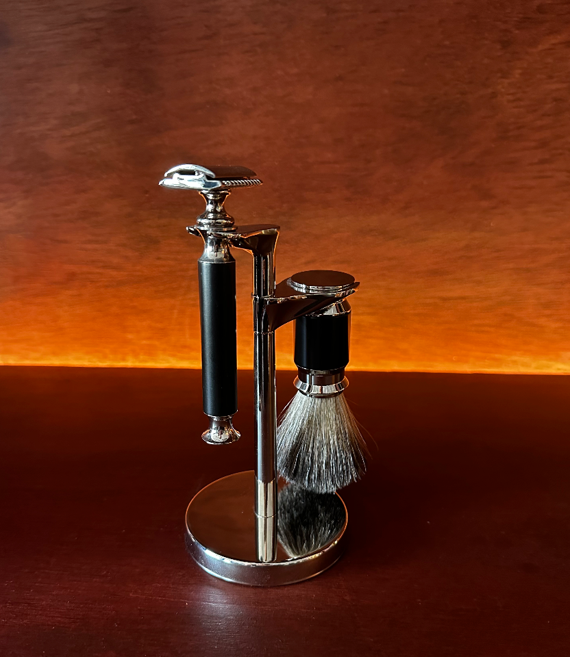 Black & Silver Shaving Set III