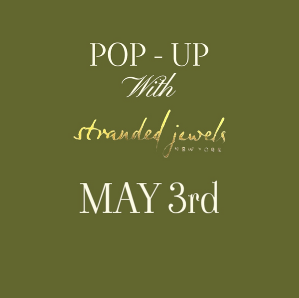 Join us for a POP-UP MAY 3rd
