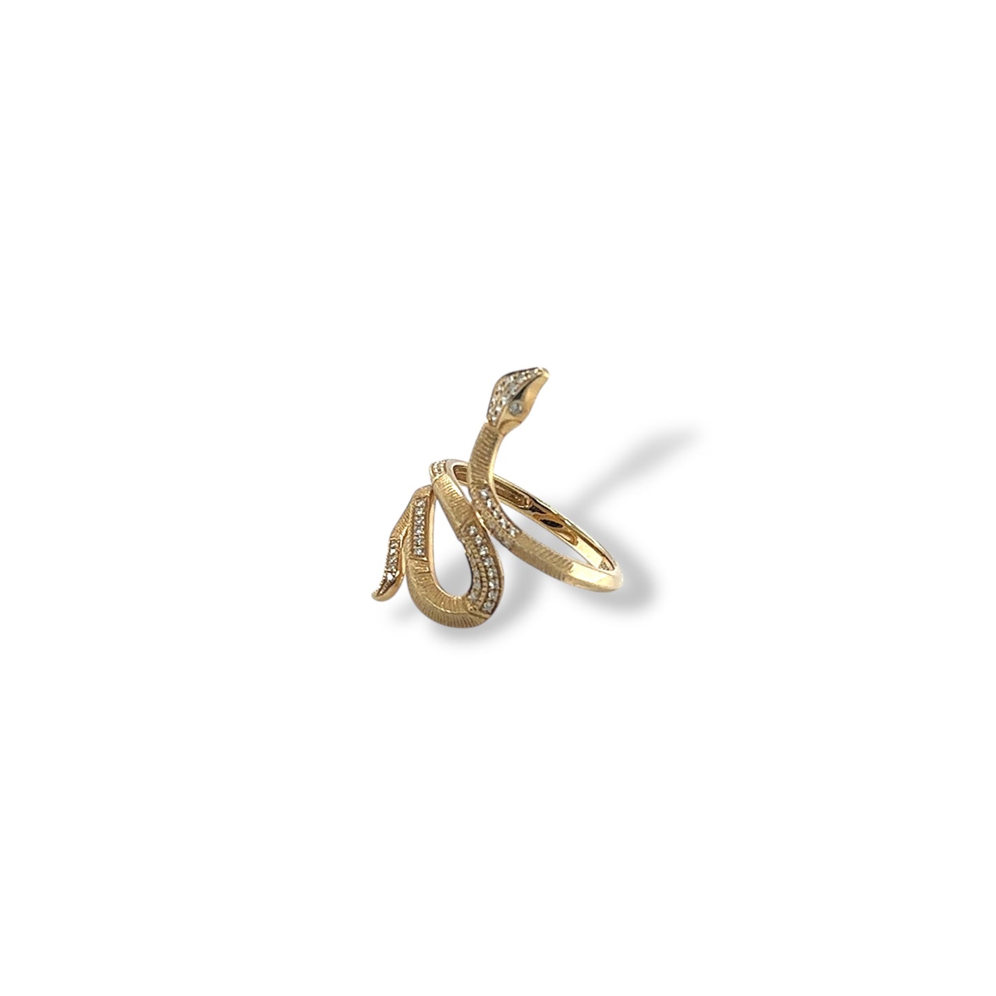 Gilded Serpent ring
