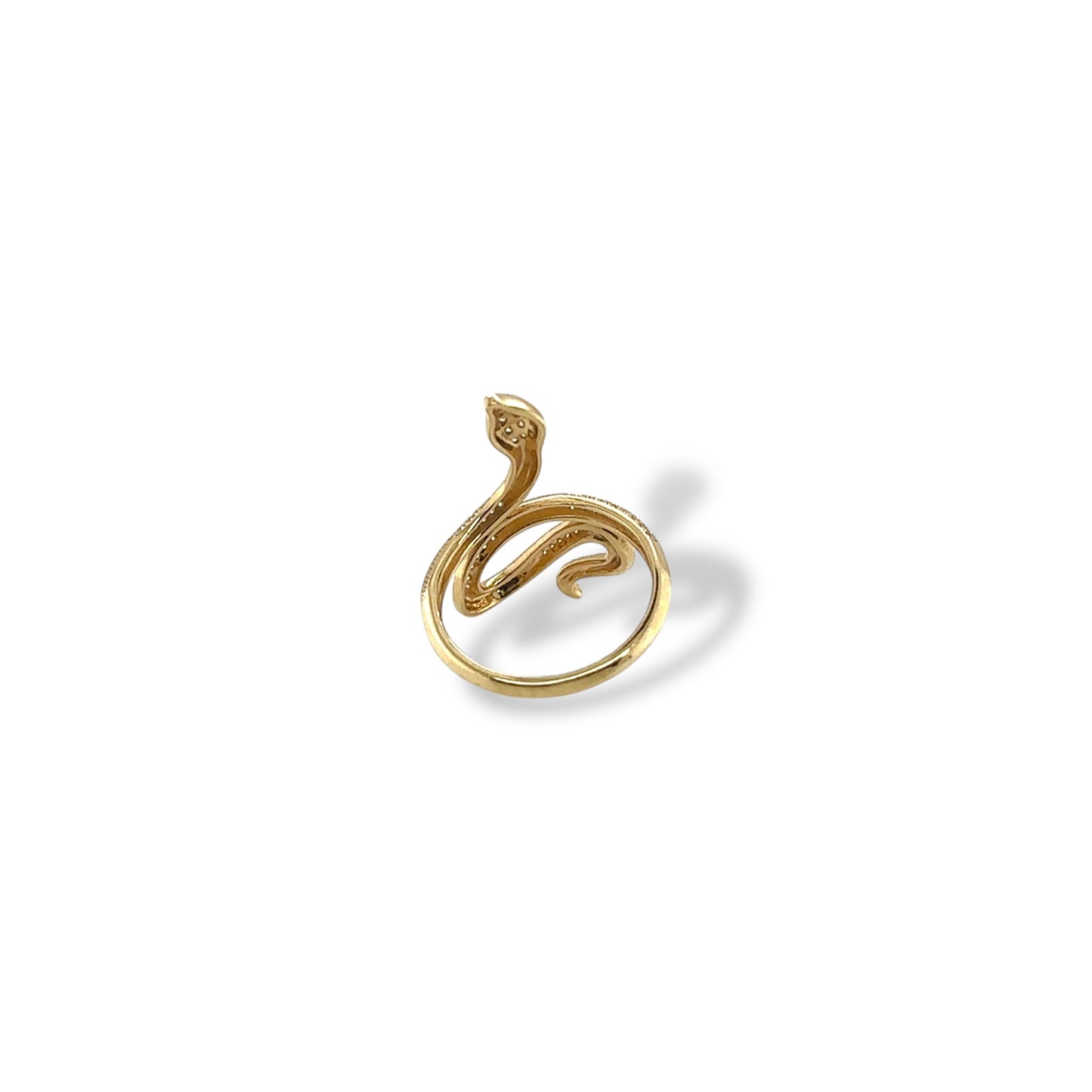 Gilded Serpent ring