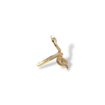 Gilded Serpent ring