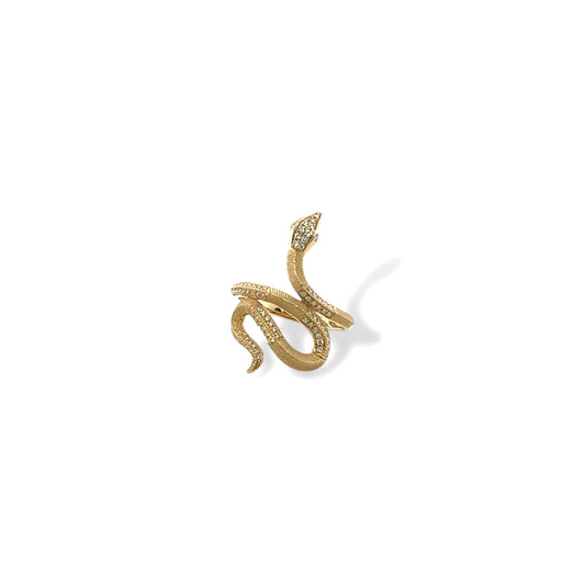 Gilded Serpent ring
