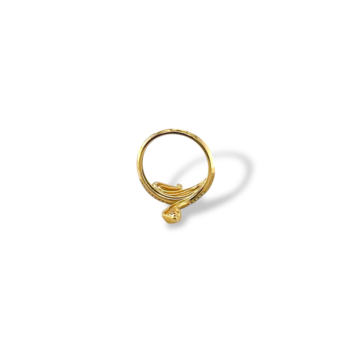 Gilded Serpent ring