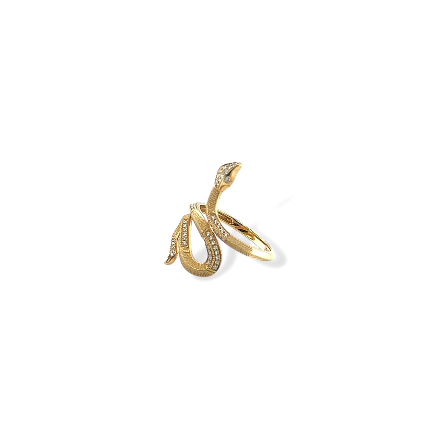 Gilded Serpent ring