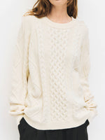 The Hallie Sweater | Cable Knit Sweater