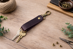 Genuine Leather Keychain - Customize