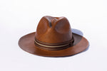 Classic Caramel Panama Hat - Handmade Straw Summer Hat
