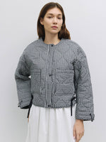 The Rochelle Jacket | Quilted Gingham Jacket