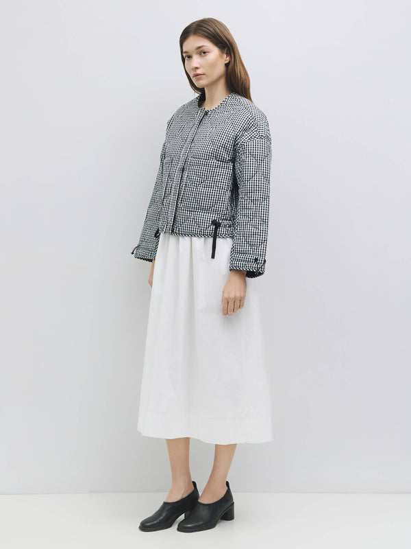 The Rochelle Jacket | Quilted Gingham Jacket