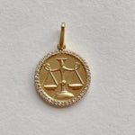 The Libra Zodiac Pendant Charm