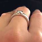 Well Rounded Bezel Diamond Ring
