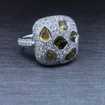 Honeycomb Diamond  Ring