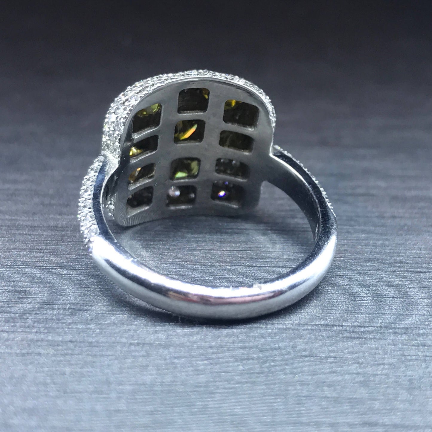 Honeycomb Diamond  Ring
