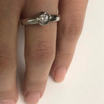 Well Rounded Bezel Diamond Ring