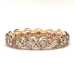 Champagne Diamond Eternity Band
