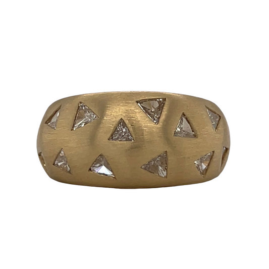 Chunky Trillion Diamond Band