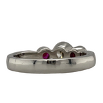 Three Stone Ruby Ring