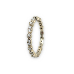 Full Eternity Floral Diamond Band