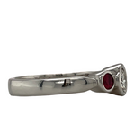 Three Stone Ruby Ring