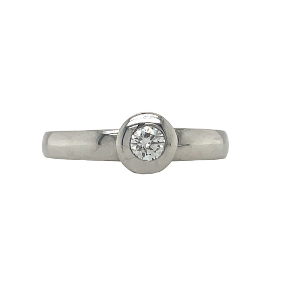 Well Rounded Bezel Diamond Ring