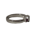 Three Stone Ruby Ring