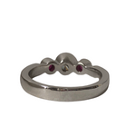 Three Stone Ruby Ring