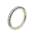 French Pavé Band - Petite