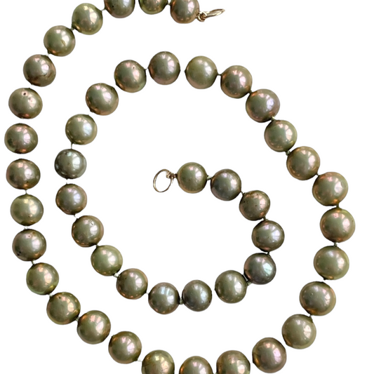 Olive Green Pearls