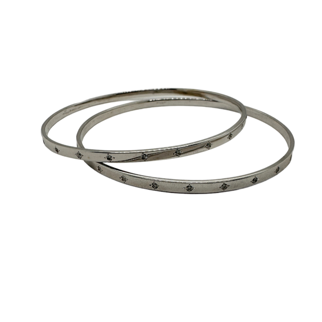 stacked starburst bangles