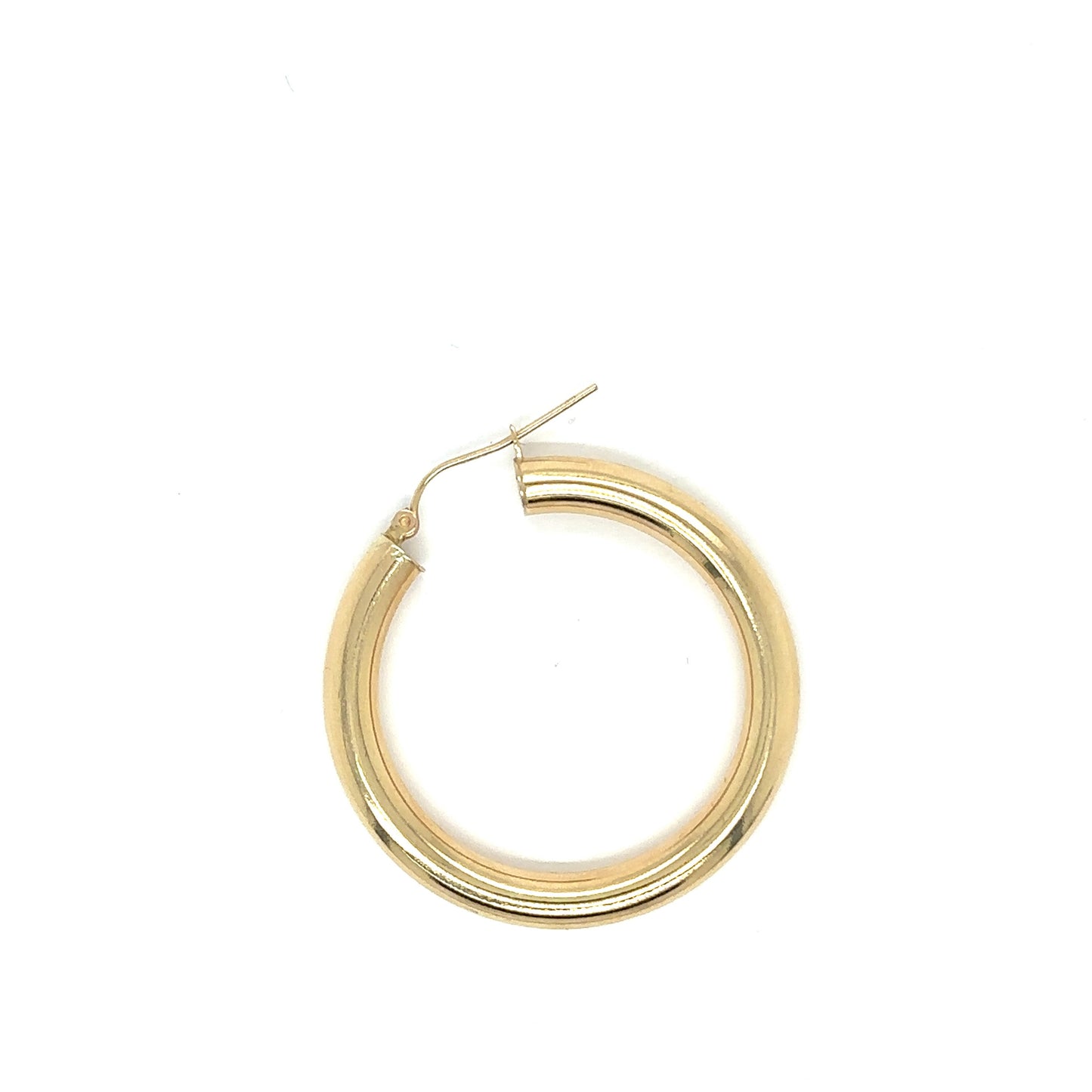 Classic Chunky 14K Gold Hoops