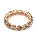 Champagne Diamond Eternity Band