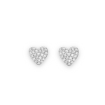 PAVÉ Dainty Heart White Gold