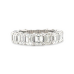 Emerald Cut Wedding Band