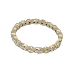 Full Eternity Floral Diamond Band