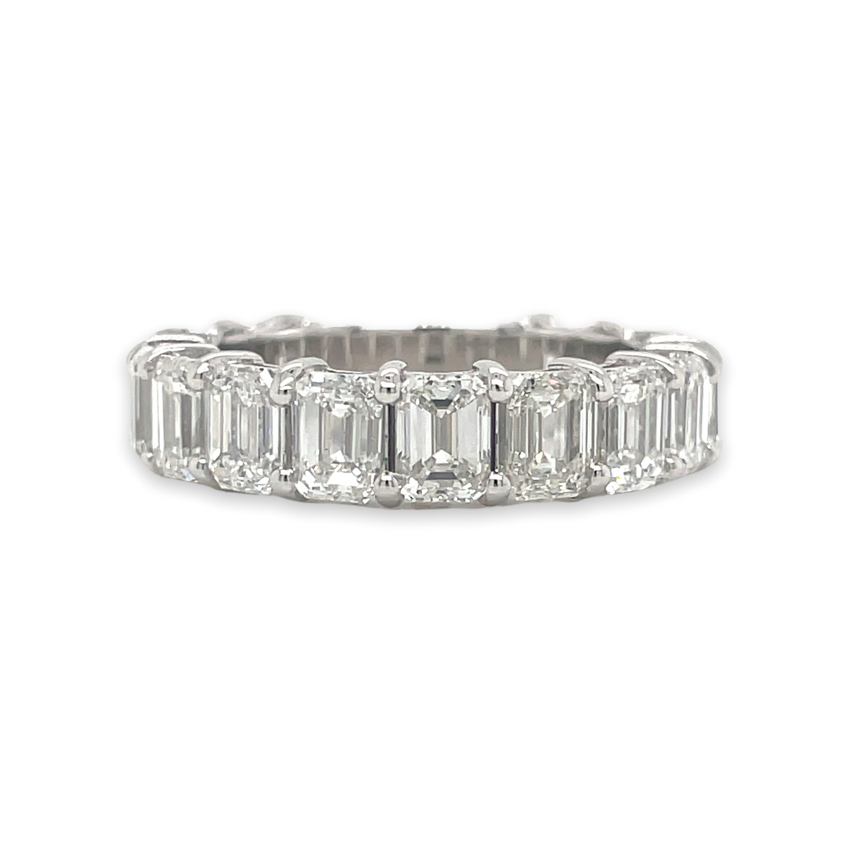 Emerald Cut Wedding Band