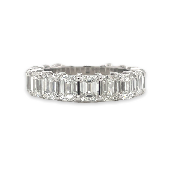 Emerald Cut Wedding Band