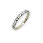French Pavé Band - Petite