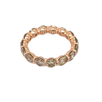 Champagne Diamond Eternity Band