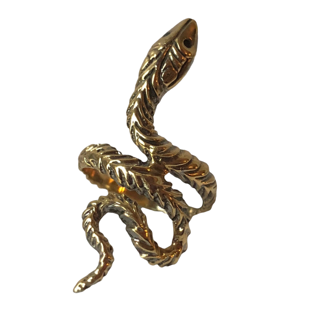 Gold and Black Rhodium Ring