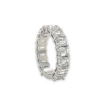 Emerald Cut Wedding Band