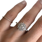 Dainty Double Halo Engagement