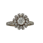 Dainty Double Halo Engagement