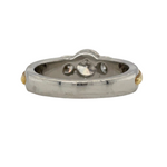 Platinum & Gold 3 Stone Engagement