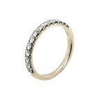 French Pavé Band - Petite
