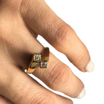 Friend & Lover Two Stone Ring