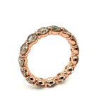 Champagne Diamond Eternity Band