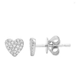 PAVÉ Dainty Heart White Gold