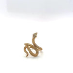 Gilded Serpent ring