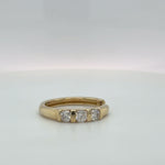 Diamond set hoop